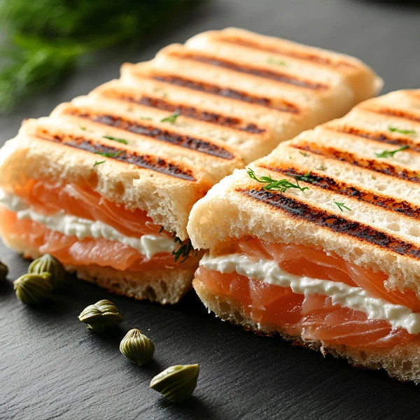 Menu panini saumon